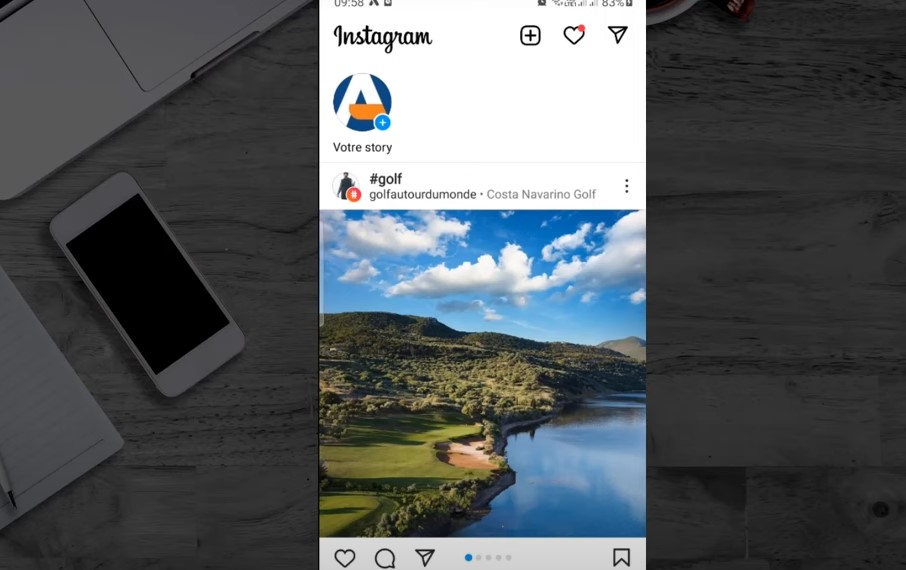 story à la une instagram